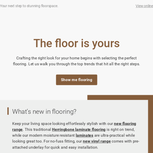 The latest flooring trends
