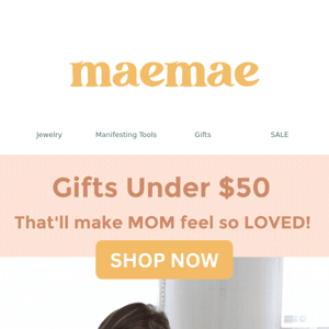 Gifts Under $50 to Spoil Mom this Mothers Day 💐