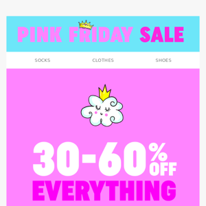 📣30 - 60% OFF EVERYTHING!💕
