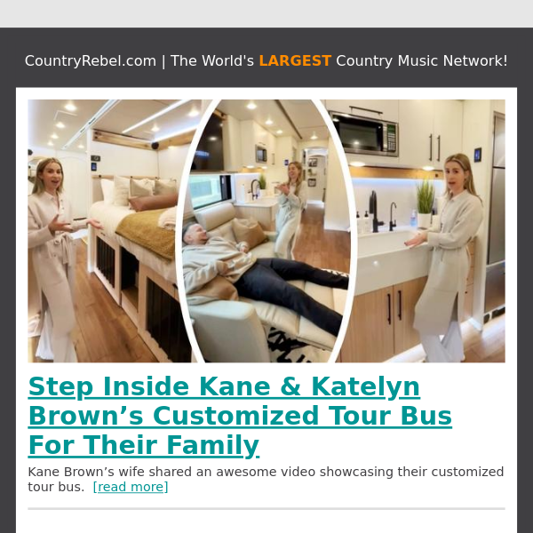 Step Inside Kane & Katelyn Brown’s Customized Tour Bus For Their Family