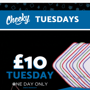 £10 Tues:  Ditch tissues for good with our supersoft flannel wipes!