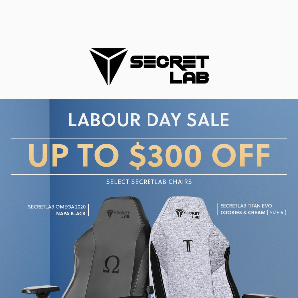 Save up to $300 this Labour Day Sale