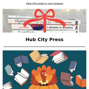 ❄ 30% off all Hub City Press books!