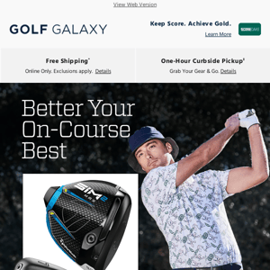 Up to $200 off select clubs for your game