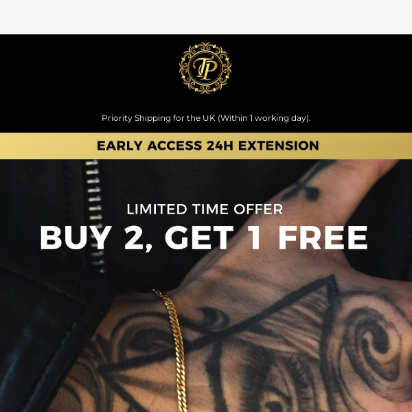 Buy 2 get 1 FREE ends in 24 hours!