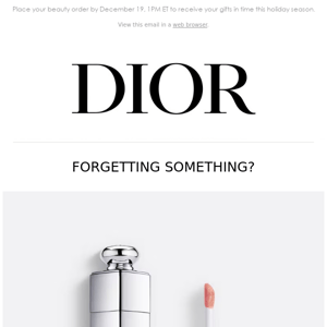 Your order for Dior Addict Lip Maximizer is pending...