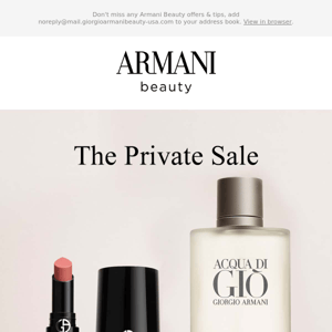 Starts Now: The Private Sale is Here