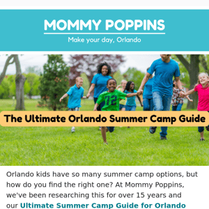 🌞🏕️The Ultimate Orlando Summer Camp Guide Is Here! STEM, Sports, Sleepaway, and More