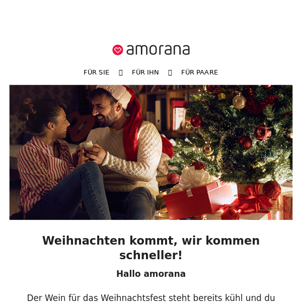 Weihnachten kommt, wir kommen schneller 🚚💨🎁