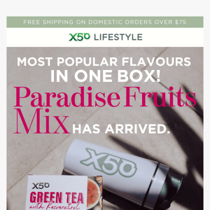 New Green Tea X50 flavour combination! 💫