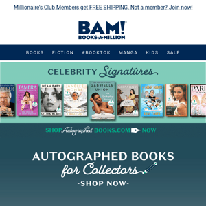 🛑 Stop and Shop AutographedBooks.Com for the Best Signed Books for EVERY Reader! 