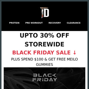 HUGE Up To 30% Off Black Friday Sale + Free Gummies   👻