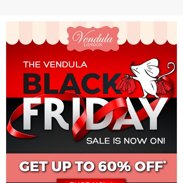 The Vendula Black Friday Sale is now on!