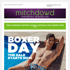 Mitch's Boxer Day Sale!😎