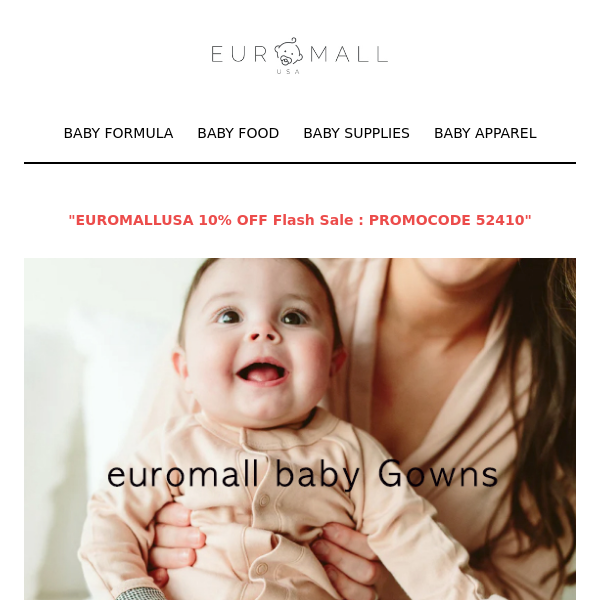 😚 Euromallusa 10% off Flash sale end today! ( Promo code: 52410)