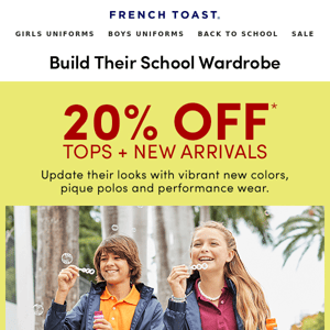 🛍️ 20% OFF 🛍️ Shop tops and new arrivals! 