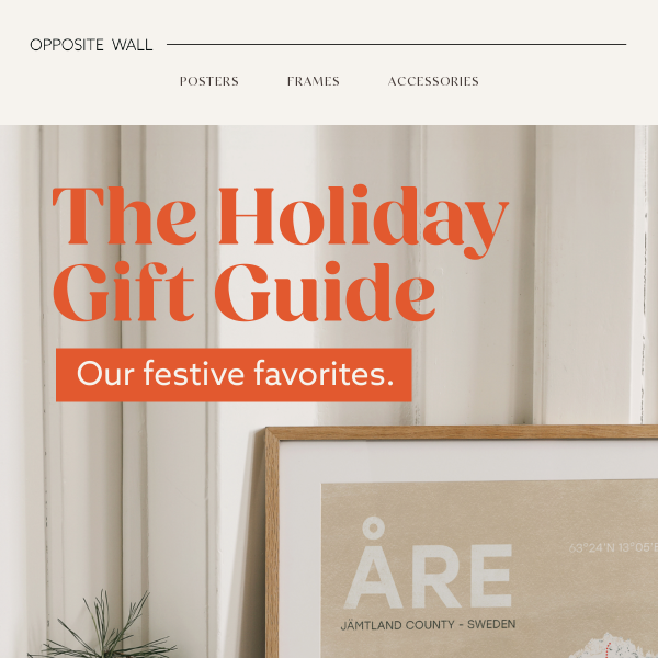 The holiday gift guide 🎁  For her, him, home and them.