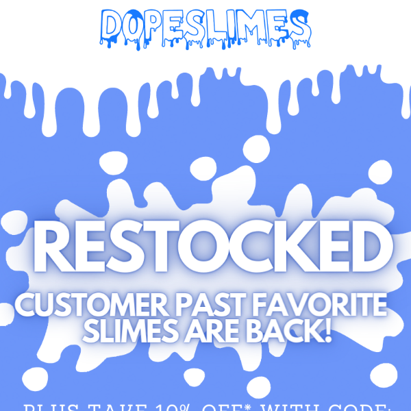 20+ Slimes Are Back In Stock 😱 Customer Past Favorite Slime Restock 🥰