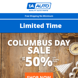 Saturday Steals! Columbus Day Sale