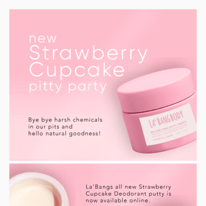 New Limited edition Strawberry cupcake Pitty Party 😍