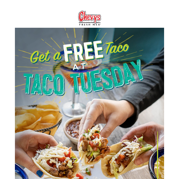 Today Only! FREE Taco at Taco Tuesday!
