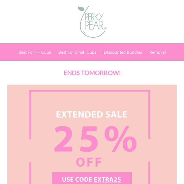 25% off Everything! Extended sale⏰