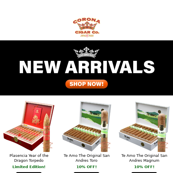 New Arrivals from Plasencia, Alec Bradley, & More!