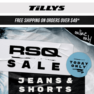 TODAY ONLY! 40% off RSQ Jeans & Shorts 🌟