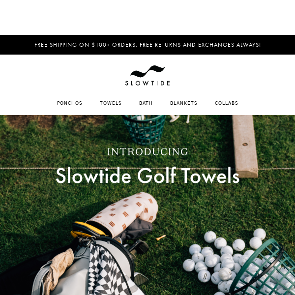 NEW Slowtide Golf Towels