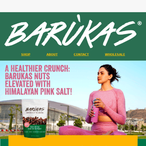 Revitalize with Flavor: Barukas Nuts Infused with Himalayan Pink Salt!!