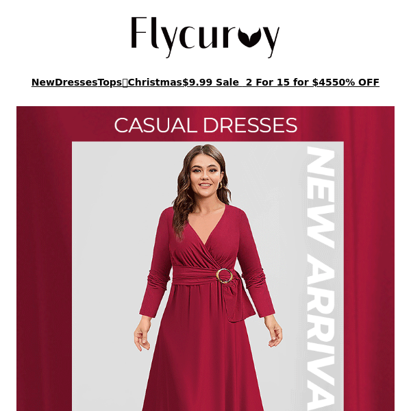 FlyCurvy, We got some casual dresses for you