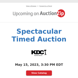 Spectacular Timed Auction