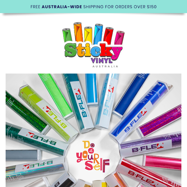 Hot Off the Press: Introducing Our DIY B-Flex Vinyl Range 🌟