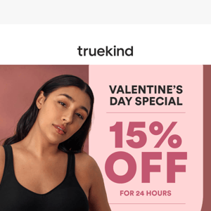 💌 V-day special: 15% off for 24 hours