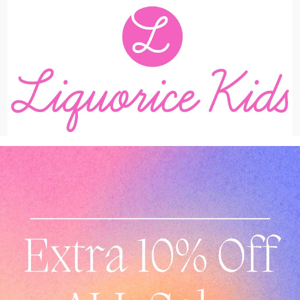 Extra 10% Off ALL Sale!! ☀