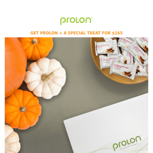 3 days only: ProLon + a special treat for $165