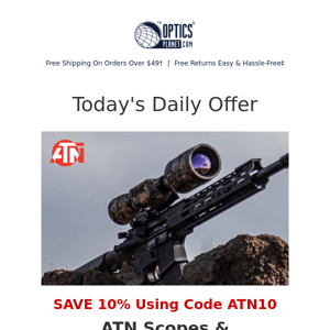 Save & Earn on Select ATN Scopes & Monoculars!