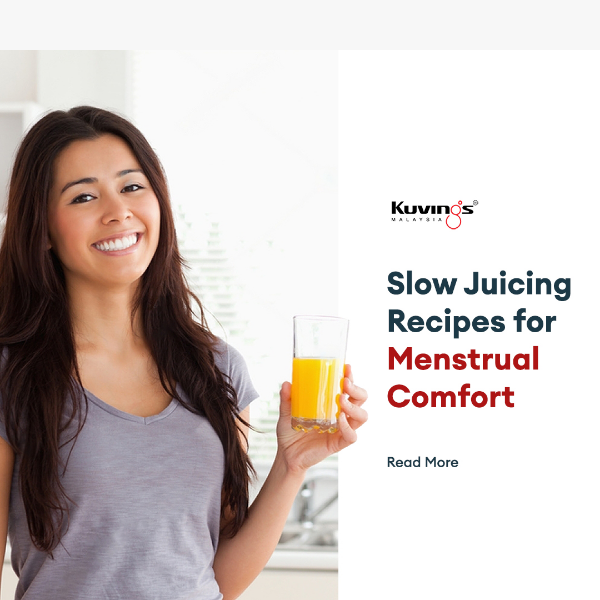 Smooth the Way to Menstrual Comfort with Slow Juicing Recipes – Say Goodbye to Cramps!