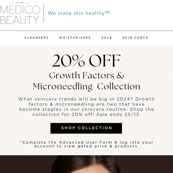 20% Off Growth Factors & Microneedling ❄️