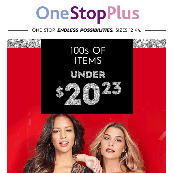 Refresh your closet with New Year’s 100s of Styles under $20.23!