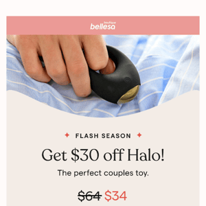 The next FLASH SALE is... Halo 😇