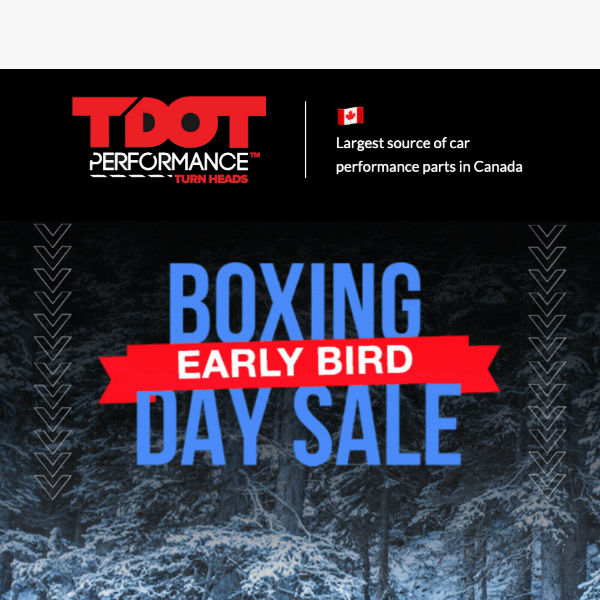 🚨 Get an Early Start: Boxing Day Sitewide Savings