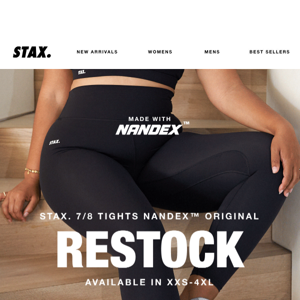 RESTOCKED: STAX. 7/8 Tights Nandex ™ - Stax AU