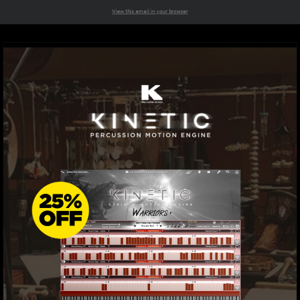 🔥 OUT NOW: Kinetic Percussion Motion Engine by Kirk Hunter Studios - 25% Off!