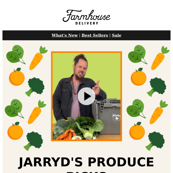 Your 'Friendly Neighborhood Produce Man' Is Back With Fresh Picks!  🥕🥬🍊