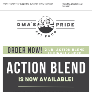 ICYMI: We've Launched NEW Action Blend! 💪 Subscribe, Save, & Fuel Up!