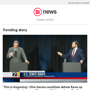 'This is disgusting': Ohio Senate candidate debate flares up over Great Replacement Theory as JD Vance slams Tim Ryan