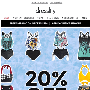 Woohoo!! Selling Fast! Swimwear Up tp 20% OFF!!