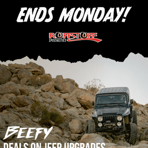 Beefy Jeep Deals End Monday!