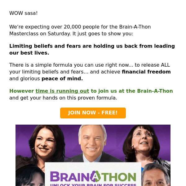 [FREE Ticket] 🧠 6 Brain Experts Teach How To Retrain The Brain